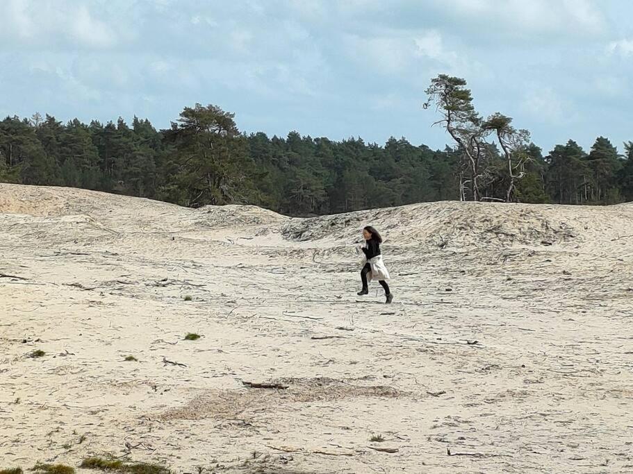 Kindvriendelijke Bungalow In Het Bos Bij Zwemmeer. Vilsteren Luaran gambar
